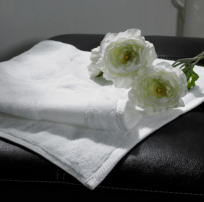 100% Combed Cotton White Terry Hand Towel For Hotel Plain Or Dobby manufacturers